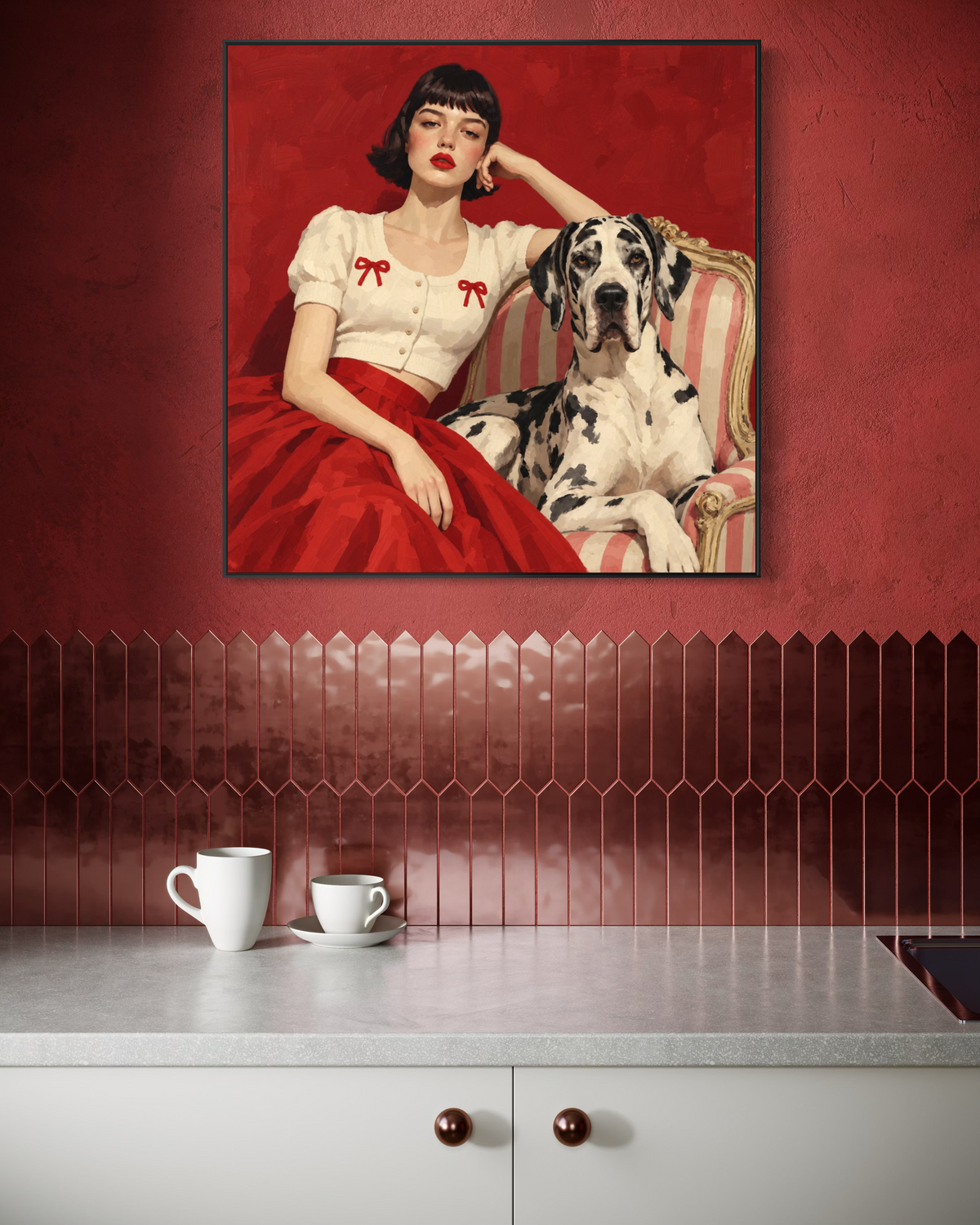 Great Dane Art Print | “Le Grande”