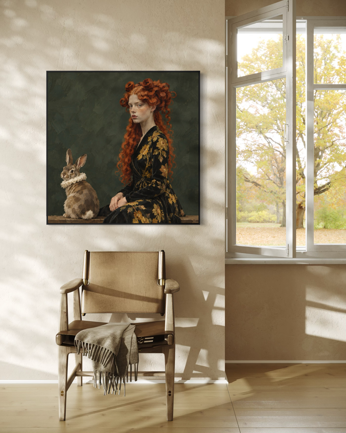 Rabbit Art Print | “Pardon”