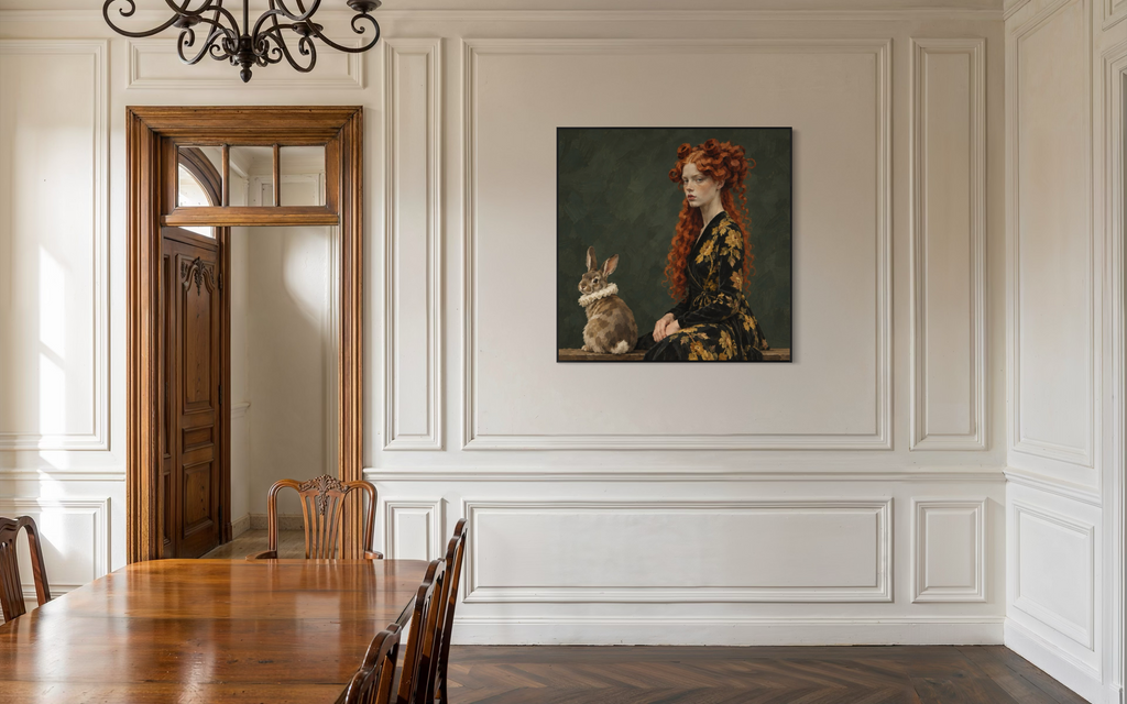 Rabbit Art Print | “Pardon”