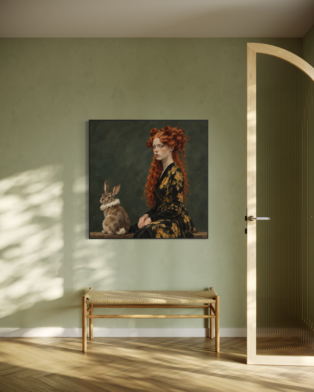 Rabbit Art Print | “Pardon”