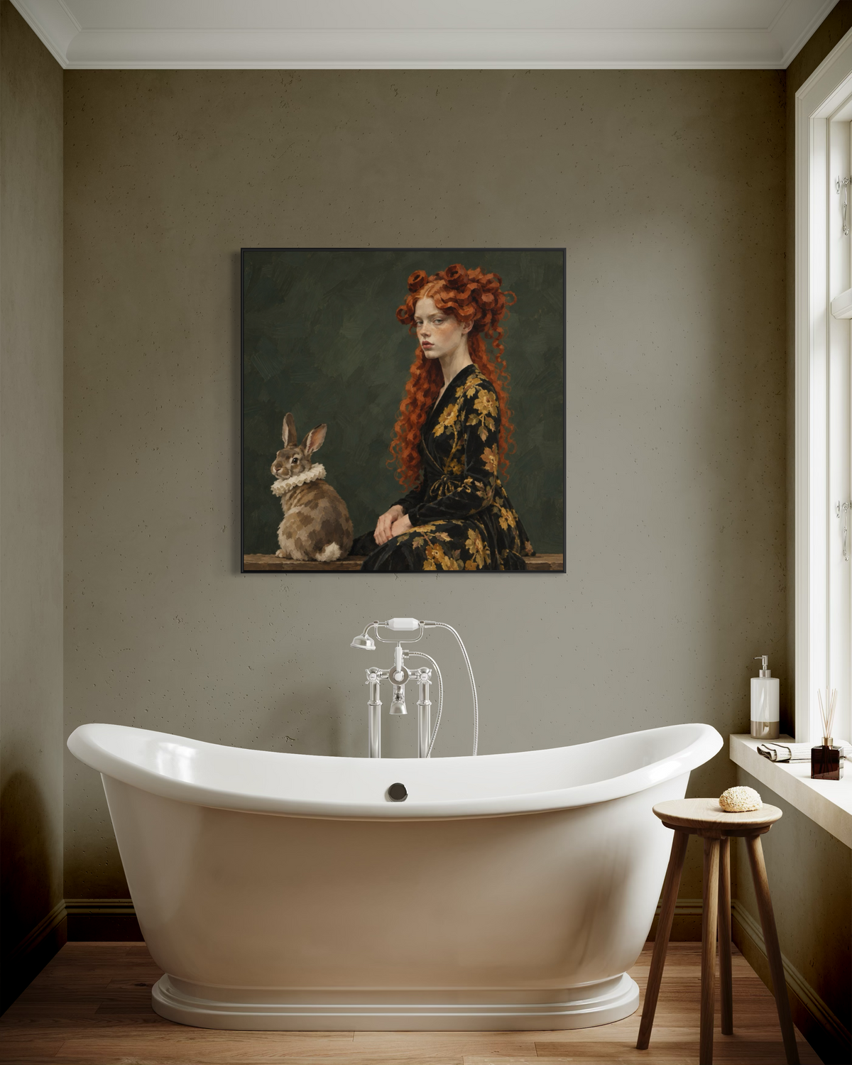 Rabbit Art Print | “Pardon”