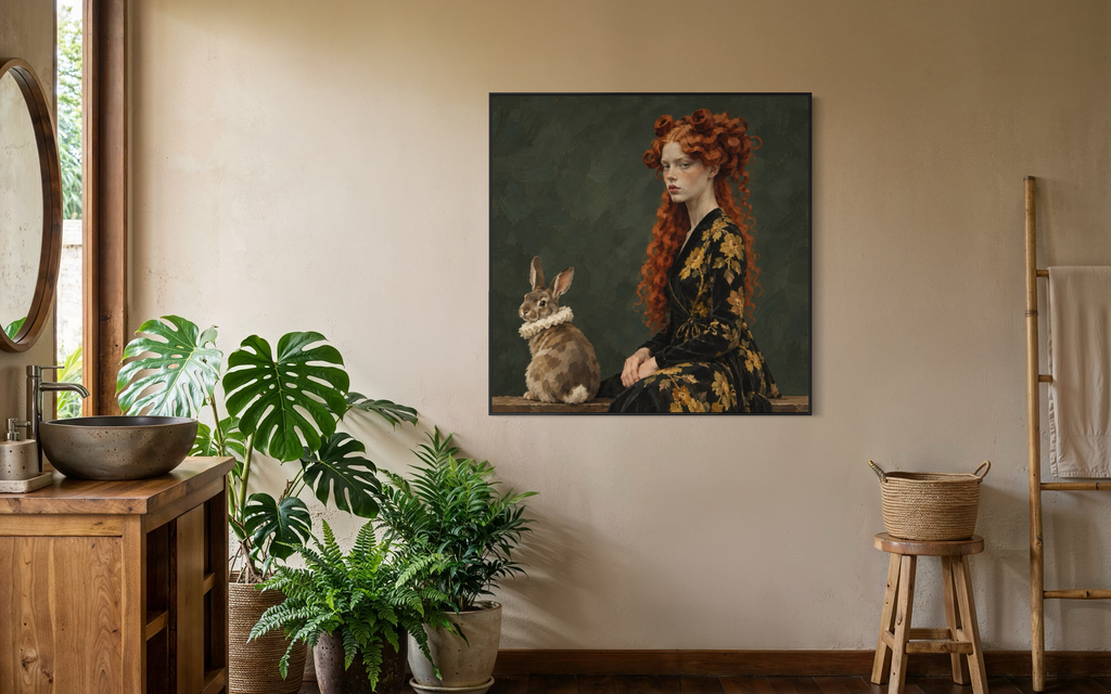 Rabbit Art Print | “Pardon”