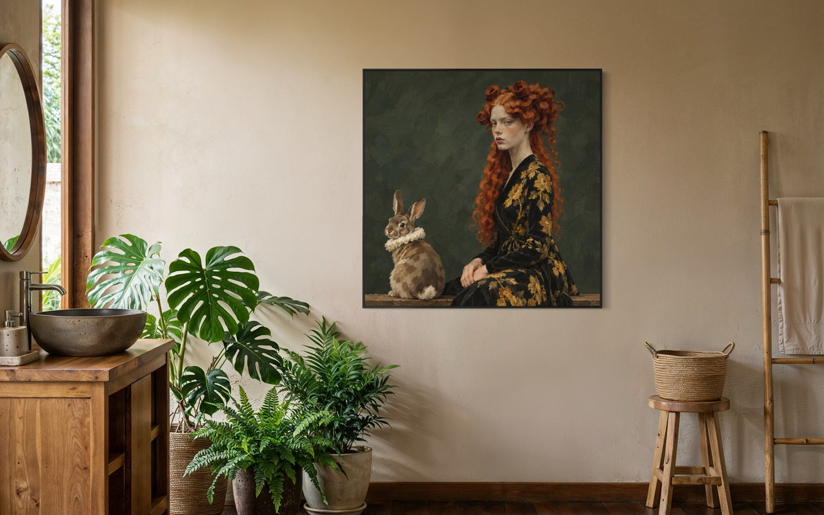 Rabbit Art Print | “Pardon”