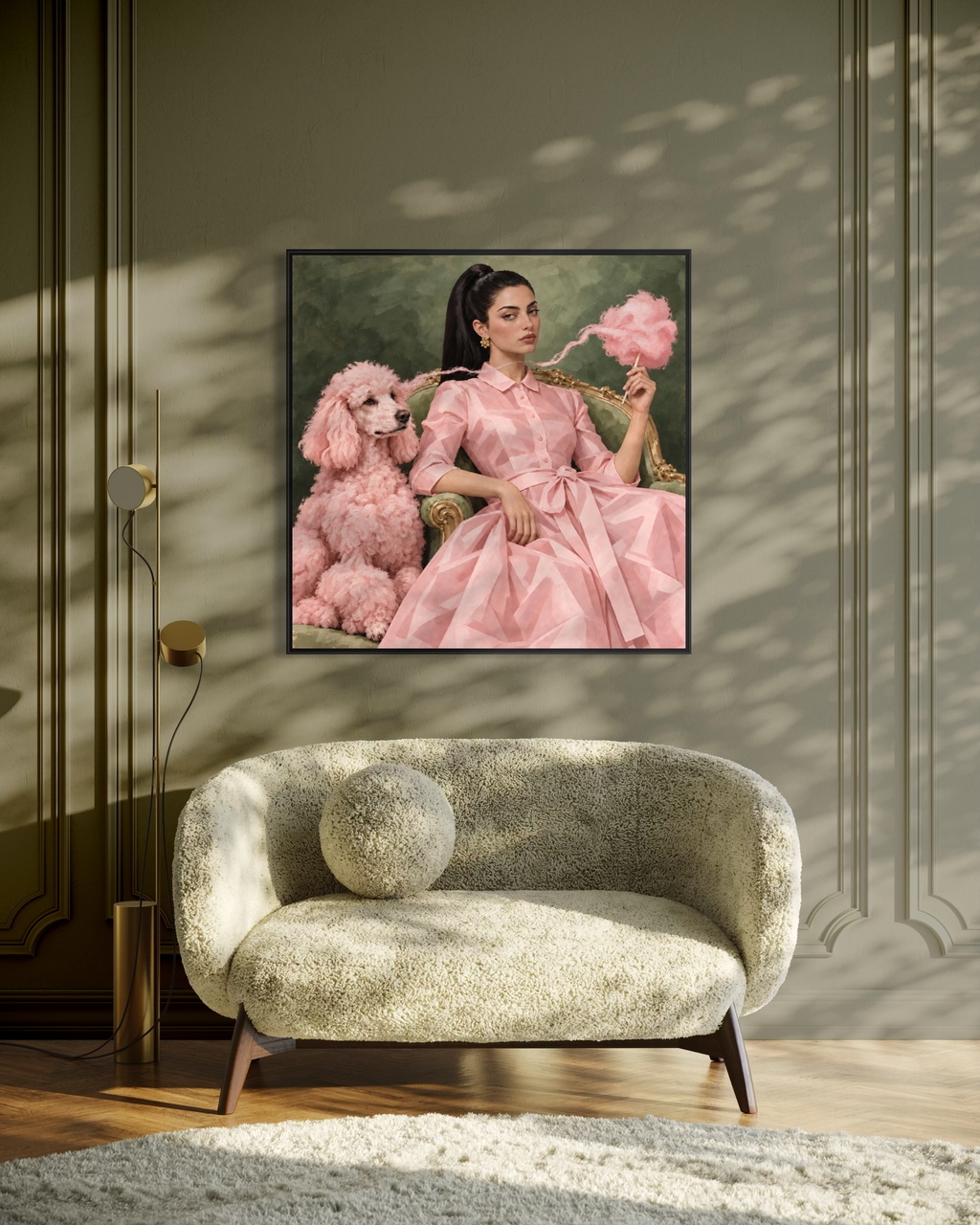 Poodle Art Print | “Candoodle”