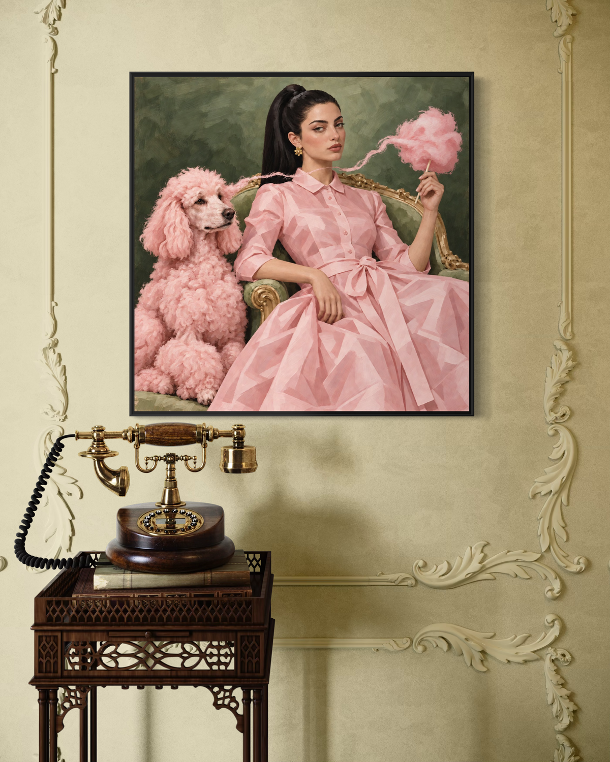 Poodle Art Print | “Candoodle”