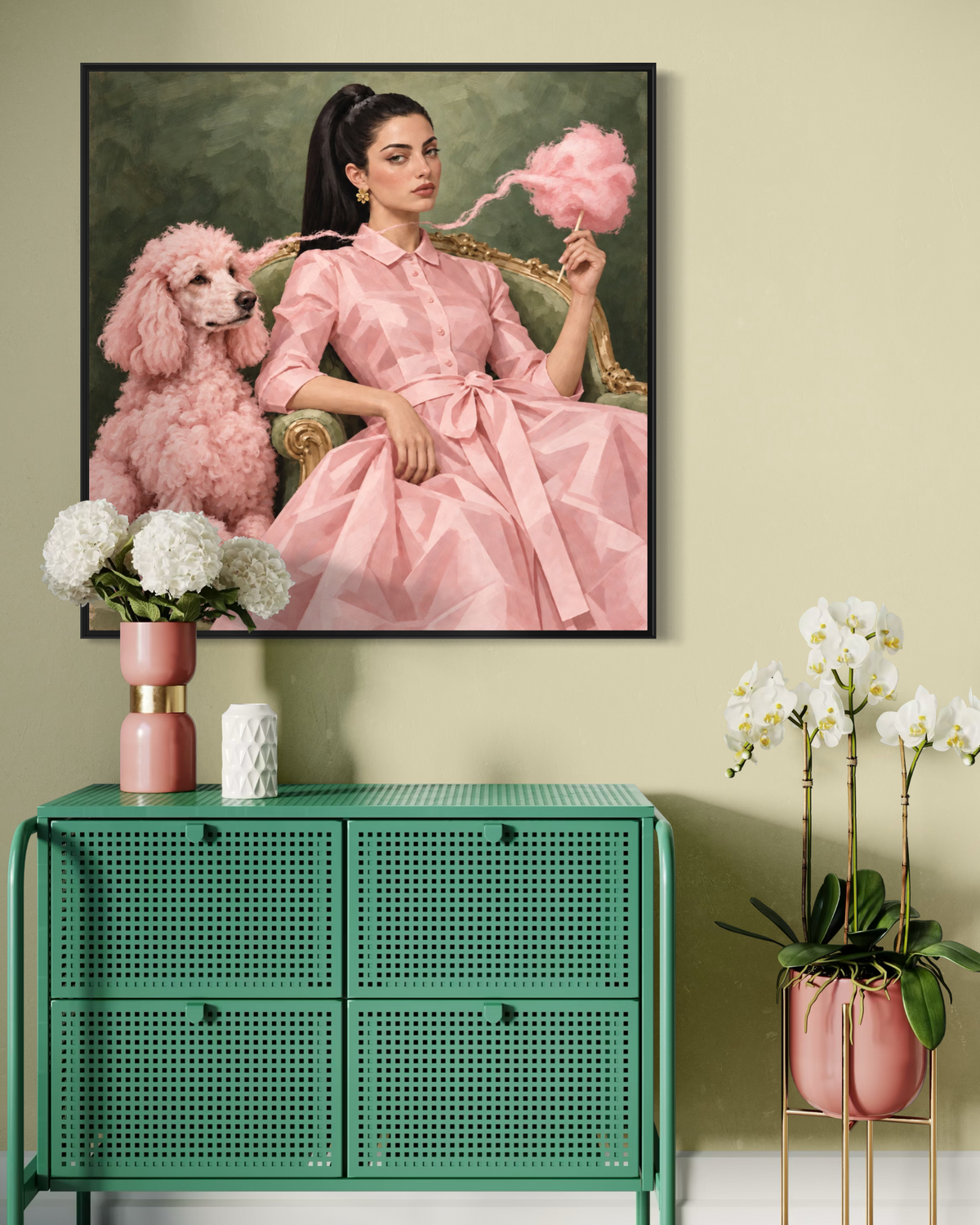 Poodle Art Print | “Candoodle”