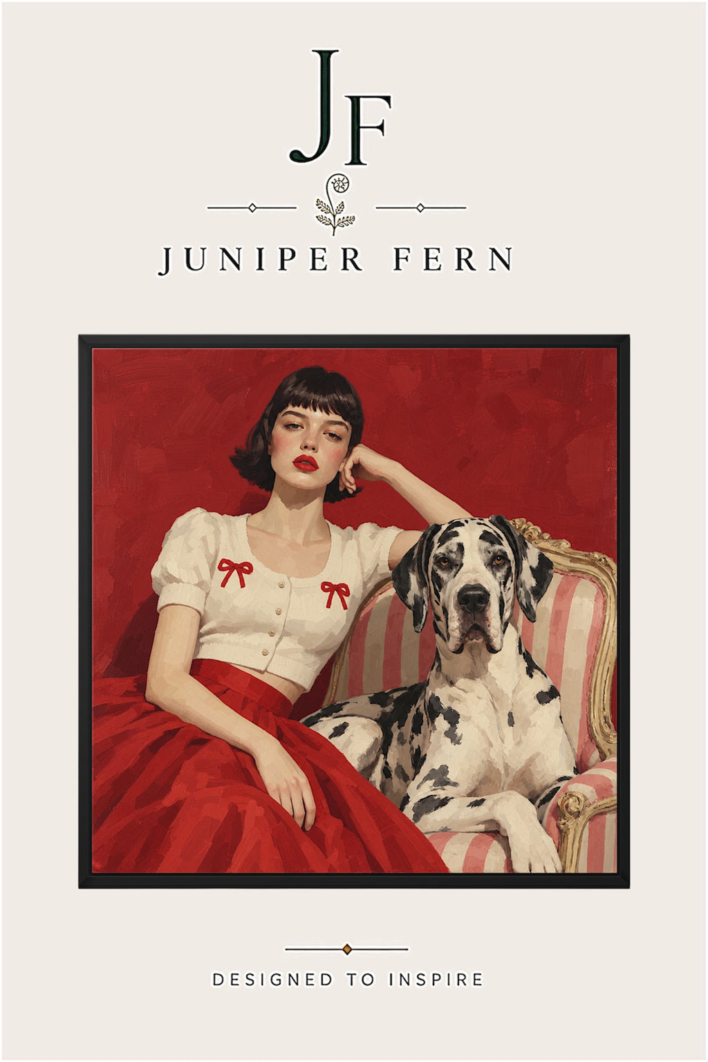 Great Dane Art Print | “Le Grande”