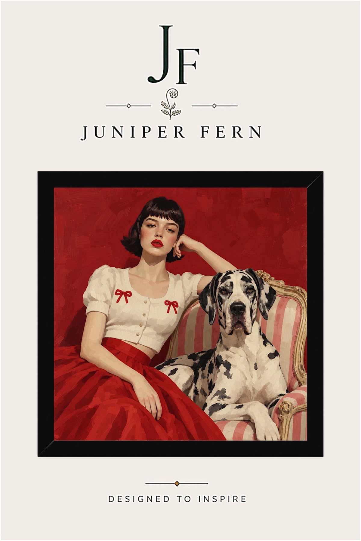 Great Dane Art Print | “Le Grande”