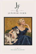 Woman with Whippet Art Print | “Like A Whippet”